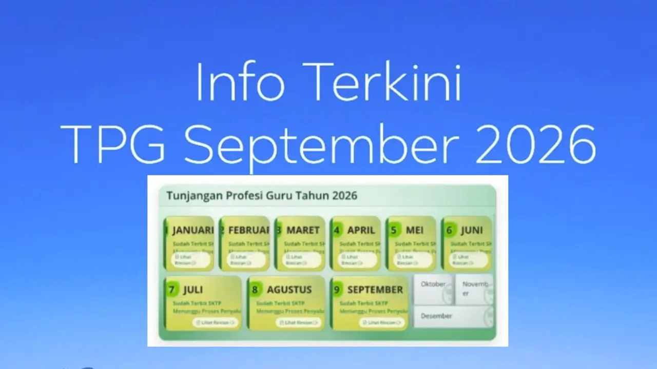TPG September 2026 Kapan Cair